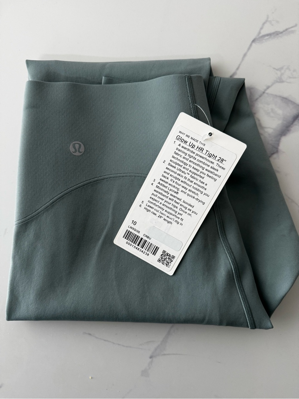 lululemon athletica woman’s Glow Up HR Tight 28" – Slate Green